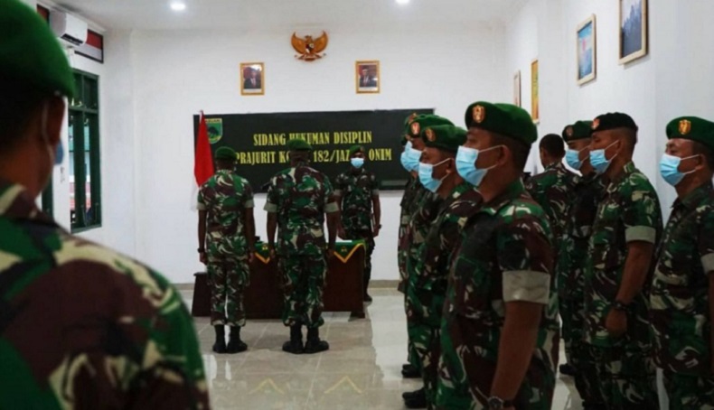 Dua Prajurit Korem Jazira Onim Ditahan karena Minum Miras dan Buat Onar