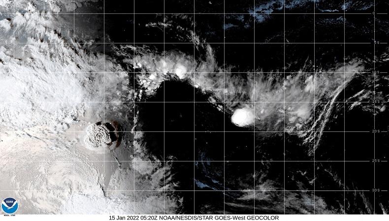 Dahsyatnya Letusan Gunung Berapi di Tonga, Jaringan Komunikasi dan Internet Terputus sejak Sabtu
