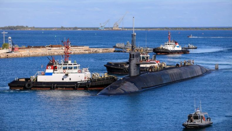Kapal Selam Nuklir AS Bawa Puluhan Rudal Balistik Muncul di Taiwan, Kode untuk China