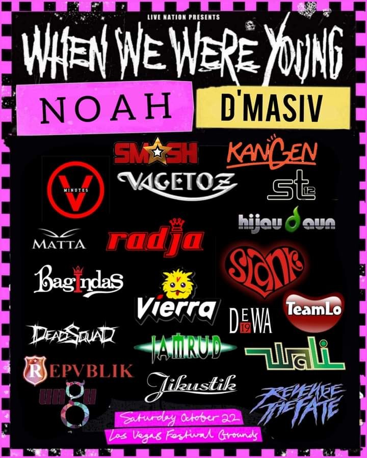 Viral Meme Lineup When We Were Young Festival Versi Indonesia, Netizen: Semoga Terwujud