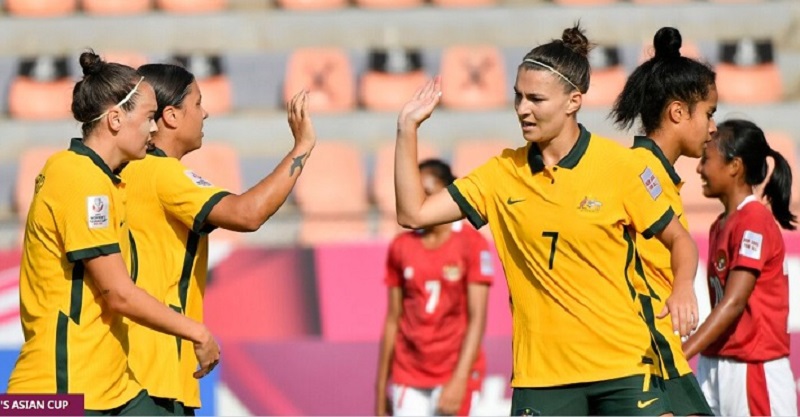 Hasil Piala Asia Wanita 2022: Beda Kelas! Australia Bantai Indonesia Tanpa Ampun 18-0 