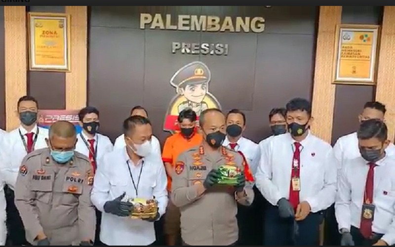 Pria Palembang Ini Tertangkap Bawa 2 Kg Sabu, Pengakuannya Mengagetkan