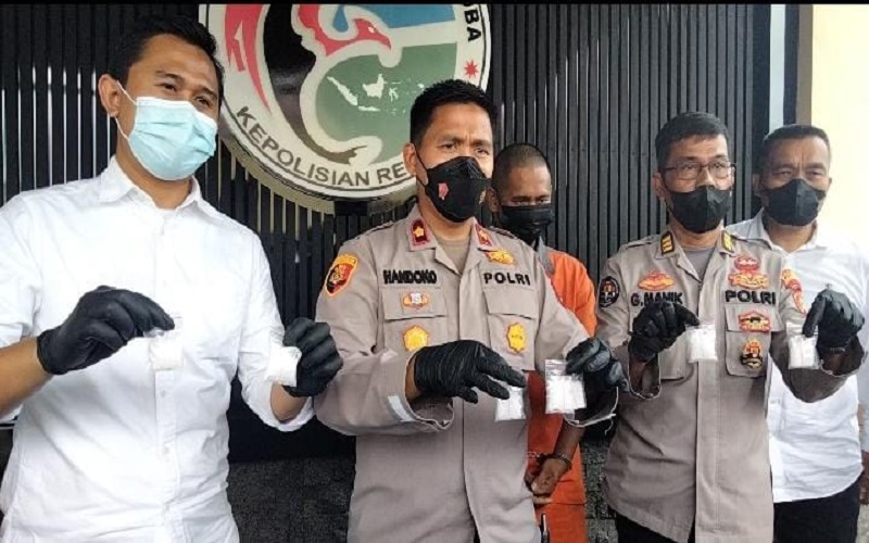 Kurir Narkoba di OKI Simpan Sabu di Dalam Kotak Sabun Mandi