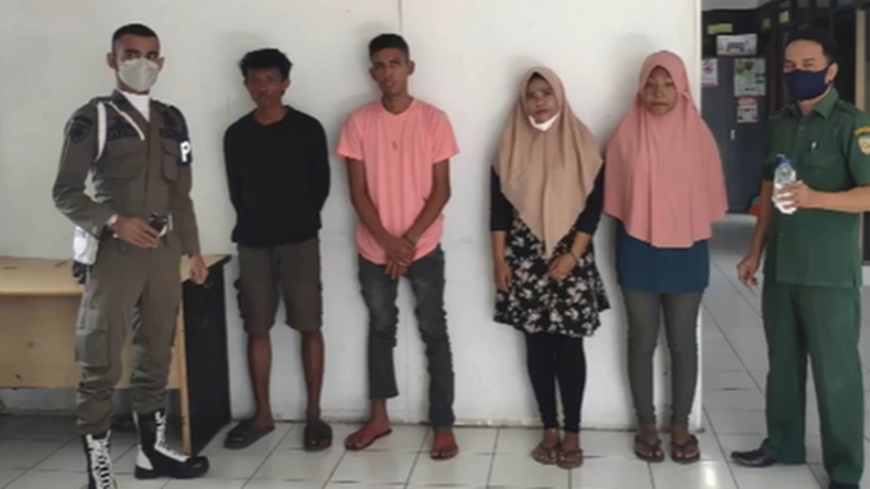  Nyabu di Mobil, Remaja Berhijab di Aceh Diciduk Satpol PP