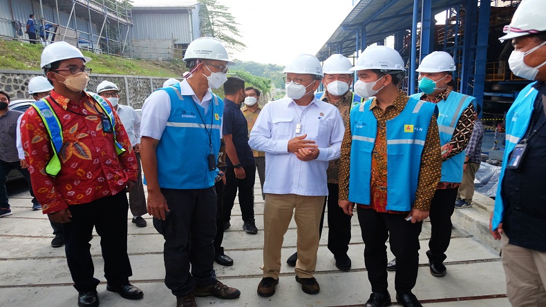Menteri ESDM Tinjau Progres Proyek PLTSa Putri Cempo Solo 