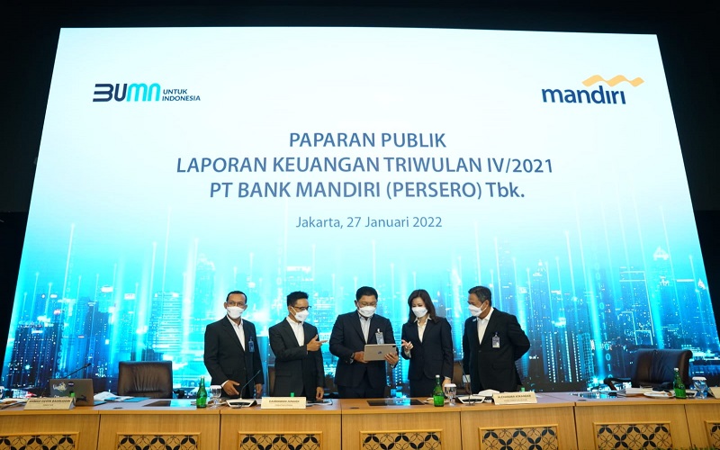 Laba Bank Mandiri Melesat 66,83 Persen di 2021, Jadi Rp28,03 Triliun