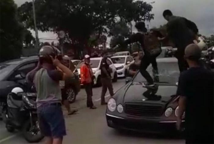 Video Viral Perusakan Mobil di Ring Road Tamantirto Bantul, Begini Penjelasan Polisi