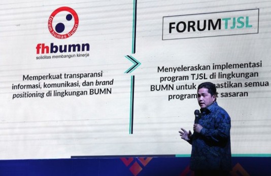 Erick Thohir Minta CSR BUMN Fokus Sektor Pendidikan, UMKM dan Lingkungan Hidup