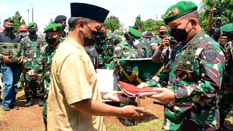 Kodam Siliwangi Percepat Santunan kepada Ahli Waris Sertu Rizal, Ini Perinciannya