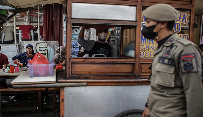 Tangerang PPKM Level 3, Operasional Pusat Kuliner Pasar Lama Dibatasi