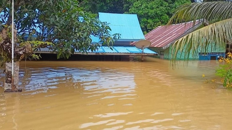 Update Banjir-Longsor di Bengkulu: 5 Kabupaten Terdampak, 319 Rumah Terendam Air