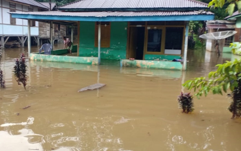 Banjir di Bengkulu Rendam 180 Rumah, 7 Unit Rusak