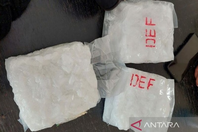 3 Kg Sabu yang Akan Diselundupkan  Diamankan Kodam Mulawarman dan Polsek Sebatik Barat