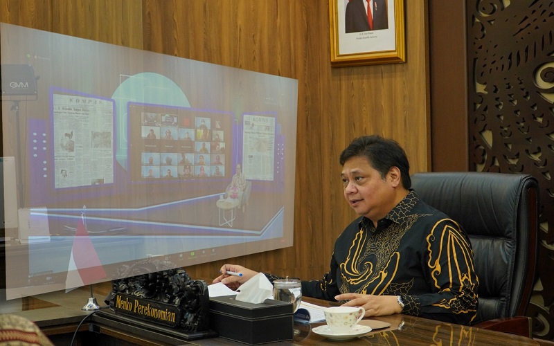Menko Airlangga Optimistis Revisi UU Cipta Kerja Lebih Cepat dari Tenggat Waktu