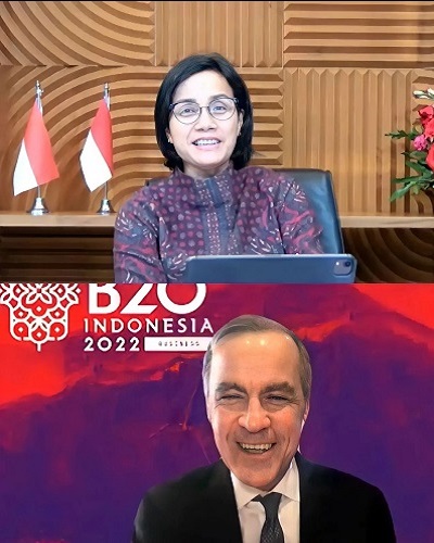 Sri Mulyani Diskusi Online Bareng Mantan Gubernur Bank Inggris, Ini yang Dibahas