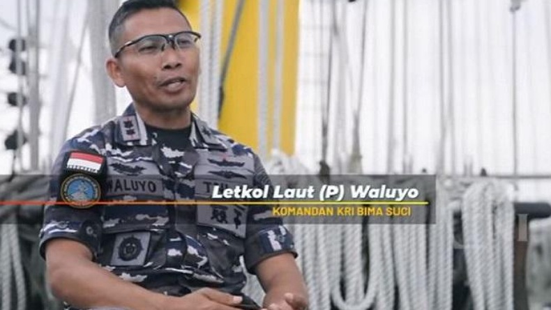 Mengenal Sosok Letkol Waluyo, Dulu Kuli Bangunan Kini Komandan KRI Bima Suci 