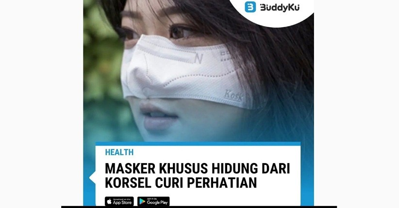 Masker Khusus Hidung dari Korsel Curi Perhatian