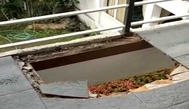Viral Video Lubang Balkon Hotel Diduga Lokasi Terperosoknya Wisatawan