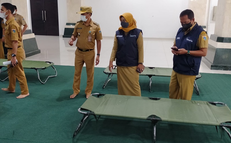 Covid-19 Melonjak, Masjid KH Hasyim Asyari Jakarta Barat Kembali Jadi Lokasi Isolasi Pasien