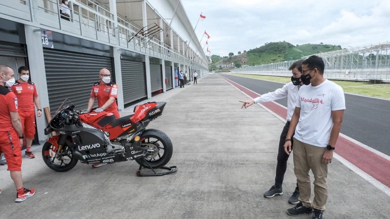 Tes Pramusim MotoGP 2022, Menparekraf: Be Faster and Stronger, Stay Safe and Enjoy Mandalika