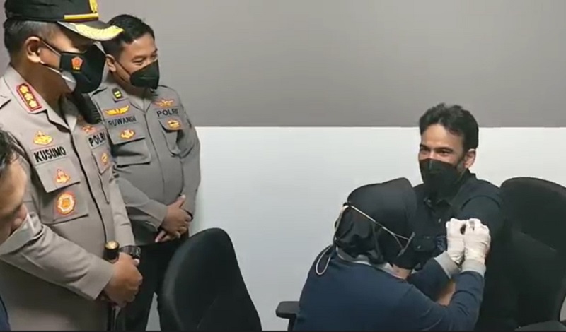 HPN 2022, Polresta Sidoarjo-MNC Biro Jatim Gelar Vaksinasi Booster untuk Karyawan