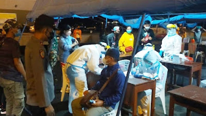 50 Penumpang Kapal KM Sinabung Positif Covid-19 saat Tiba di Pelabuhan Samudera Bitung 