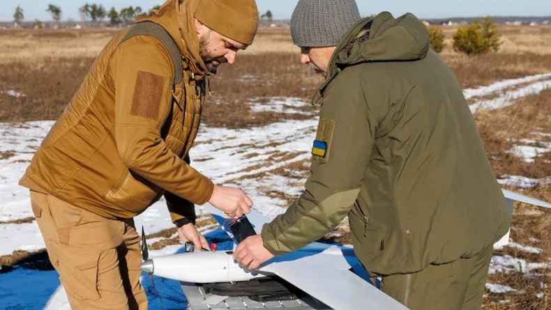  Ukraina Pamer Drone Pembunuh Punisher, Bisa Ngebom Tentara Rusia jika Terjadi Perang