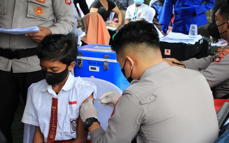 Vaksinasi Berhadiah di Banjarmasin, Anak-Anak Bisa Dapat Motor