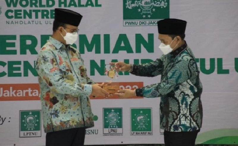 Anies Optimistis Pasar UMKM Jakarta Mendunia usai Hadiri Peresmian World Halal Center NU