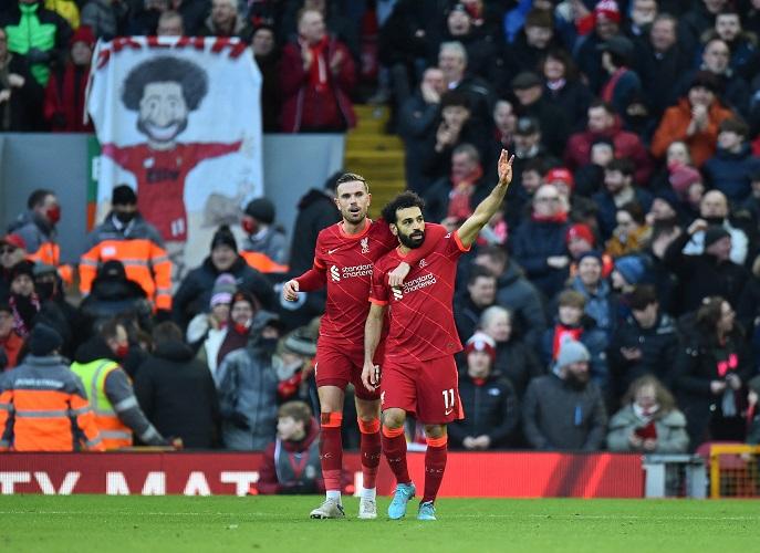 Hasil Liverpool Vs Norwich: The Reds Menang Comeback, Moh Salah Cetak Gol ke-150