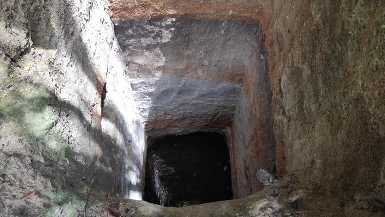 Bukit Menumbing Dirambah, Petugas Temukan Sejumlah Lubang Bekas Tambang Timah Ilegal