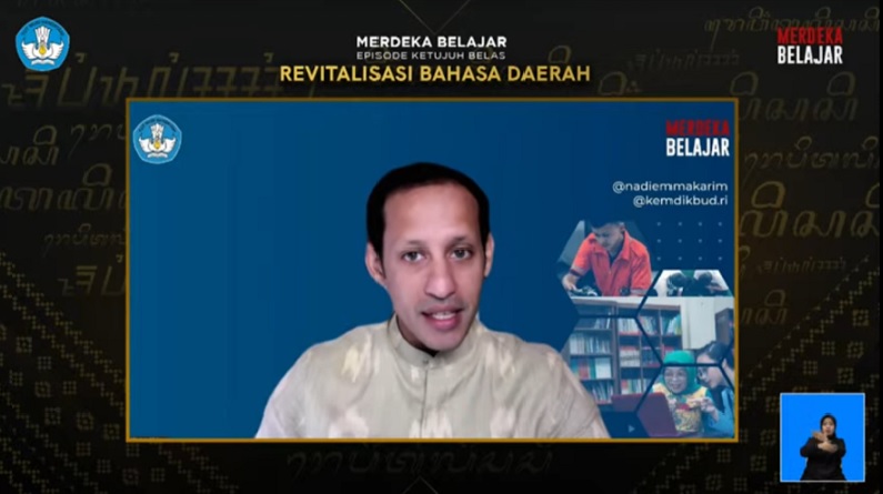 Nadiem Sebut Banyak Bahasa Daerah di Indonesia Terancam Punah, Ini Penyebabnya