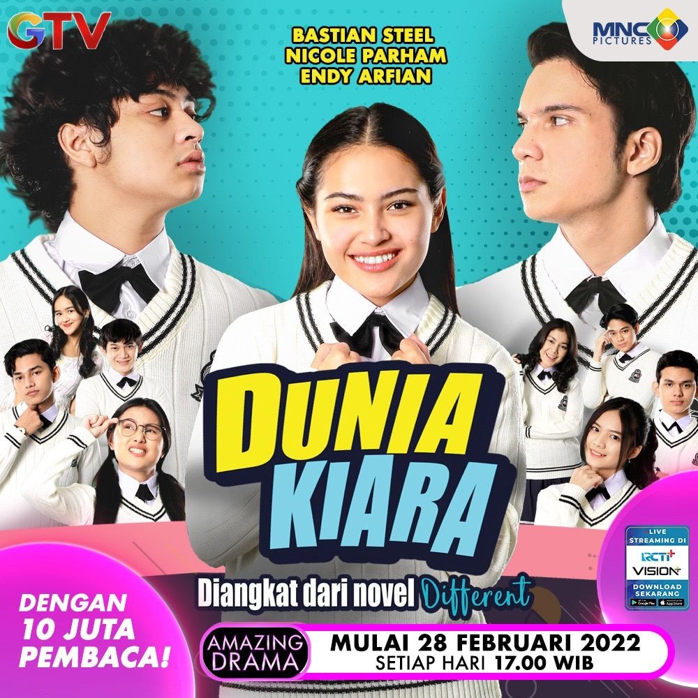 Bastian Steel, Nicole Parham dan Endy Arfian Bintangi Drama Dunia Kiara di GTV