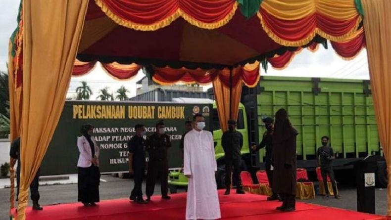 Usai Dicambuk 90 Kali, Terpidana Zina di Aceh Utara Dihukum Penjara 6 Tahun