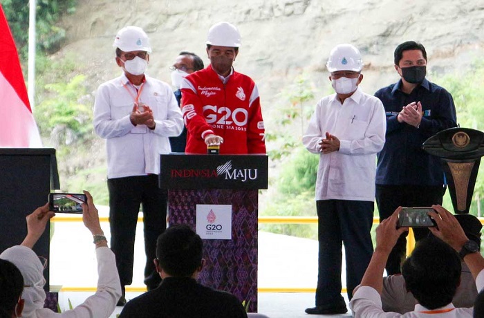 Diresmikan Jokowi, PLTA Malea Suplai Listrik Sulsel 90 Megawatt