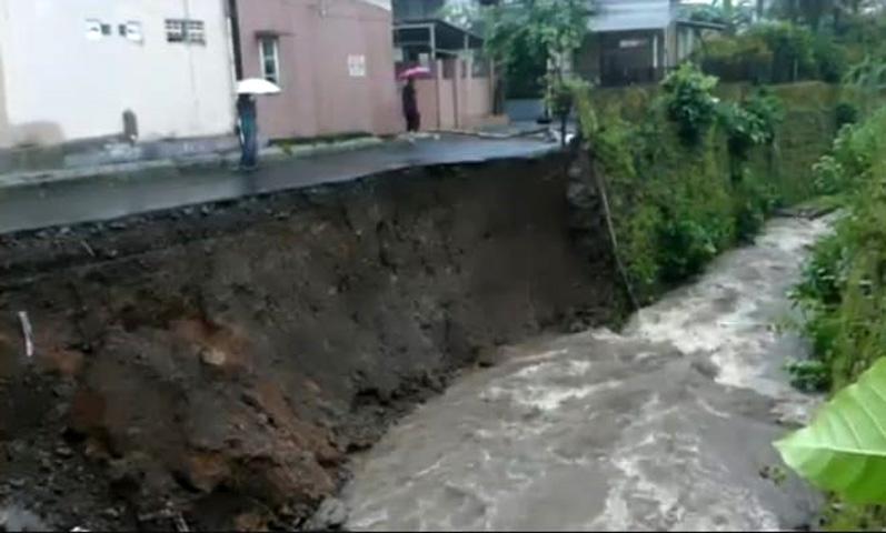 Talud Longsor Ancam Belasan Rumah Warga di Purwokerto Barat  