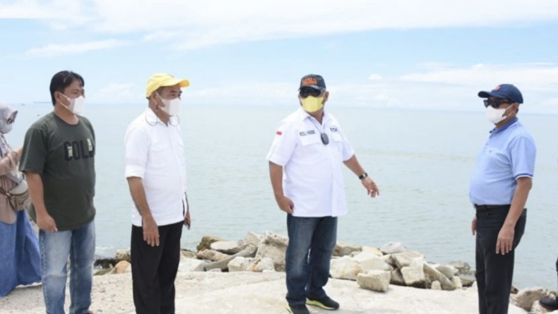 Pemprov Gorontalo Bangun Pengaman Abrasi di Pantai Pentadu Pohuwato