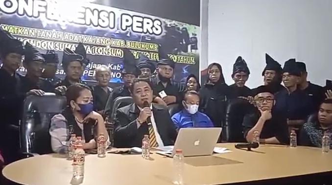 11.000 Hektare Tanah Adat Dikuasai Swasta Selama 100 Tahun, Warga Kajang Tuntut Dikembalikan