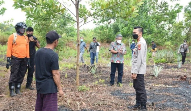 Karhutla di Kubu Raya Sebabkan Warga Tewas, Bupati dan Kapolres Turun ke Lokasi