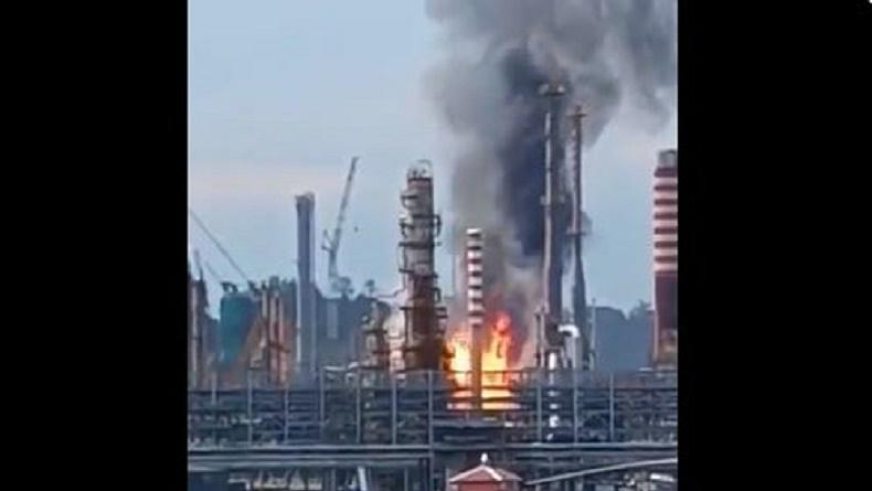 Kebakaran kilang Pertamina di Balikpapan, Warga Dengar Gemuruh