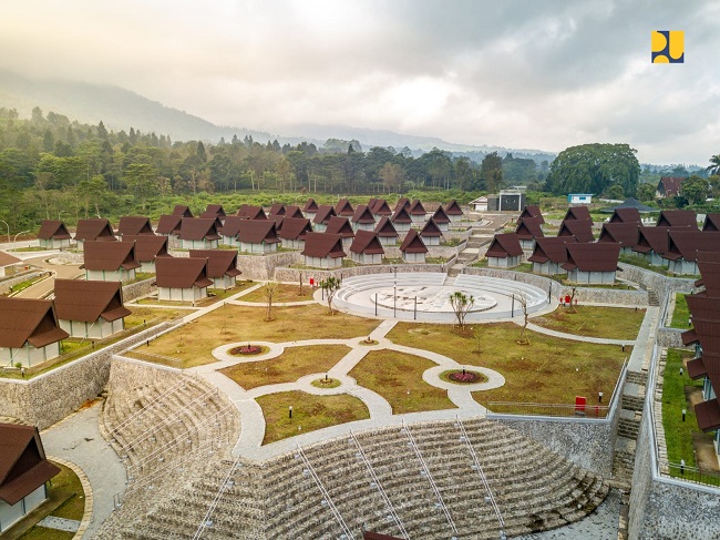 Selesai Dibangun, Rest Area Gunung Mas Puncak Siap Tampung 516 PKL 