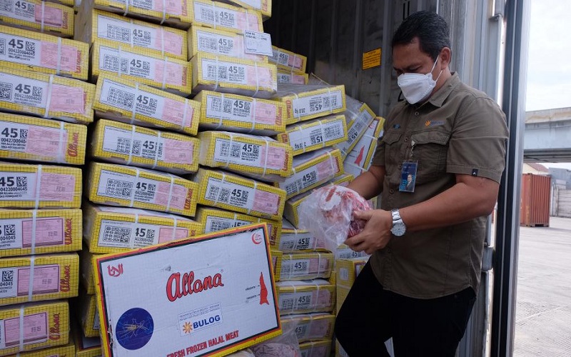 Daging Impor Tiba di Tanjung Priok