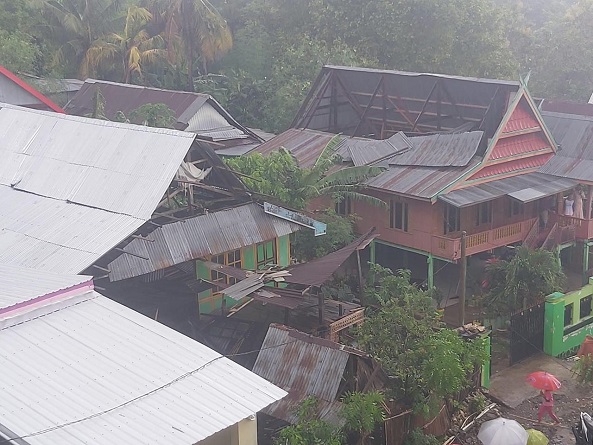Puluhan Rumah di Jeneponto Rusak Diterjang Puting Beliung