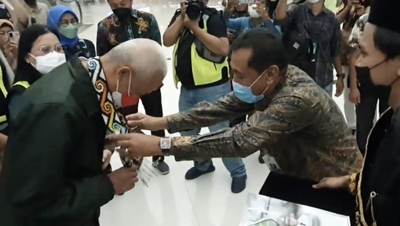 Datang ke IKN Nusantara, Ganjar Bawa Tanah dan Air dari Puser Bumi Jawa