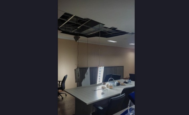 Angin Kencang, Sebagian Ruangan di Kantor Pemkot Tangsel Rusak