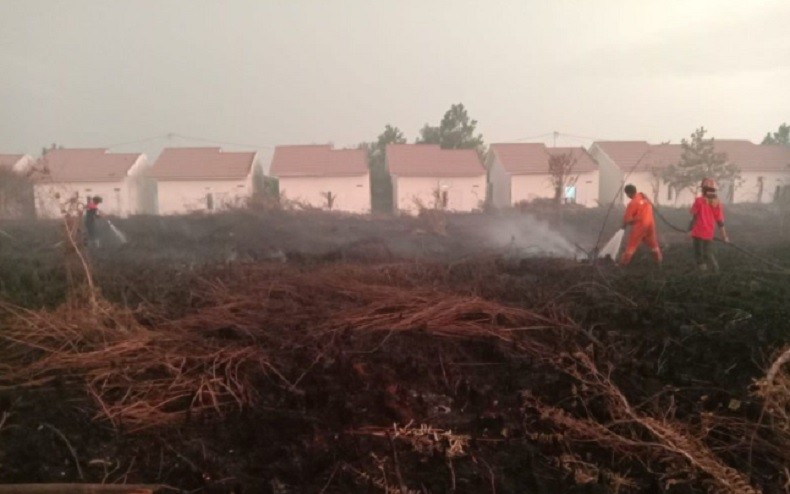 Kebakaran Lahan di Pontianak Selatan Padam, Tim Gabungan Masih Pantau Lokasi