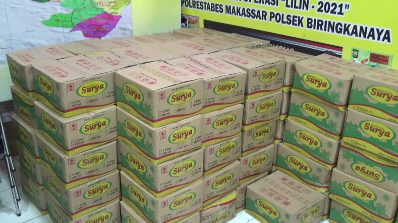 Penimbunan 750 Dus Minyak Goreng Diungkap Polisi, Pemilik Rugi Rp200 Juta