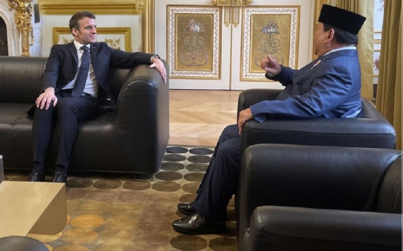 Temui Presiden Prancis, Menhan Prabowo Bahas Pembelian Jet Tempur Rafale dan Kapal Selam Scorpene