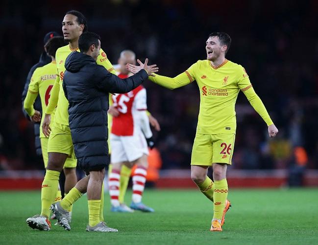 Hasil Arsenal Vs Liverpool: Hajar The Gunners, The Reds Selisih 1 Poin dari Man City di Puncak
