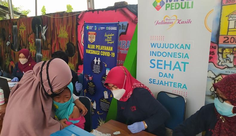 Kejar Herd Immunity, MNC Peduli Dukung Vaksinasi di Puskesmas Sitopeng Cirebon